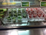 Fruits and Veggies in Cafeteria line